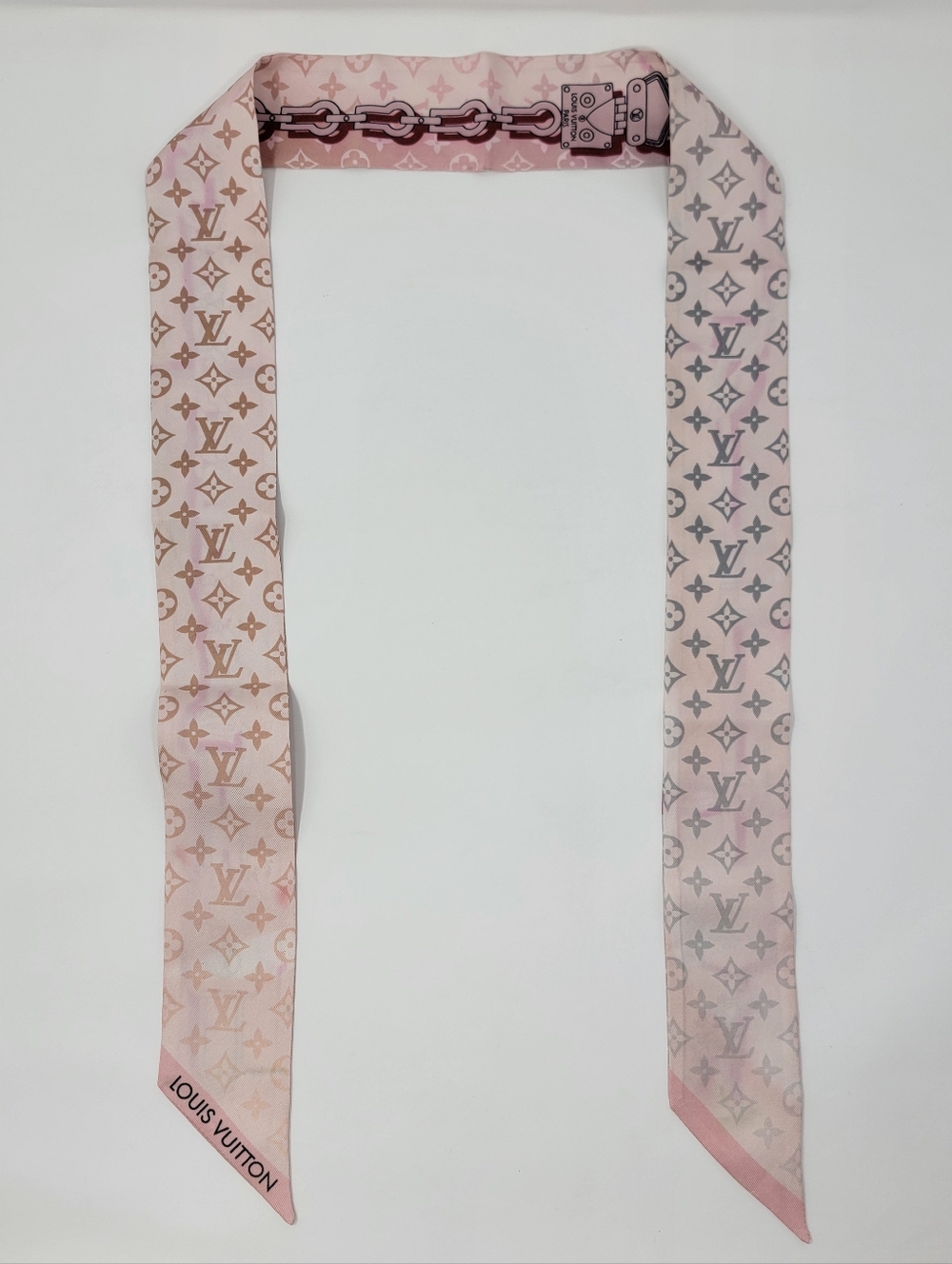 Louis Vuitton 100%  Silk Scarf Bandeau - Picture 3 of 9